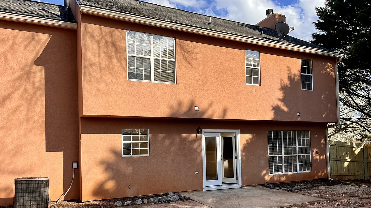 Back of the house - Hickory Chase Dr NW