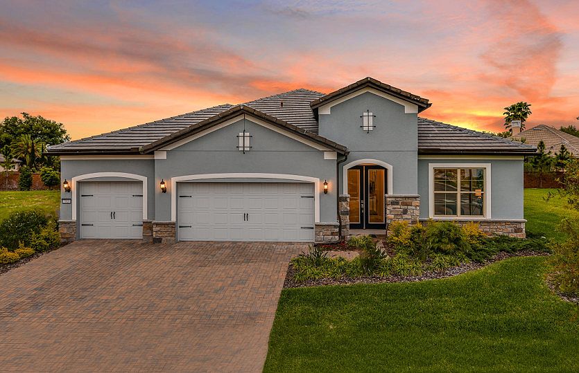 New Home for Sale in Dr. Phillips - Sandpoint Exterior Twilight