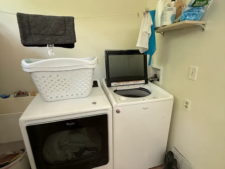 Laundry on the main level.