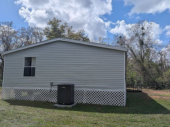 Left side of house
