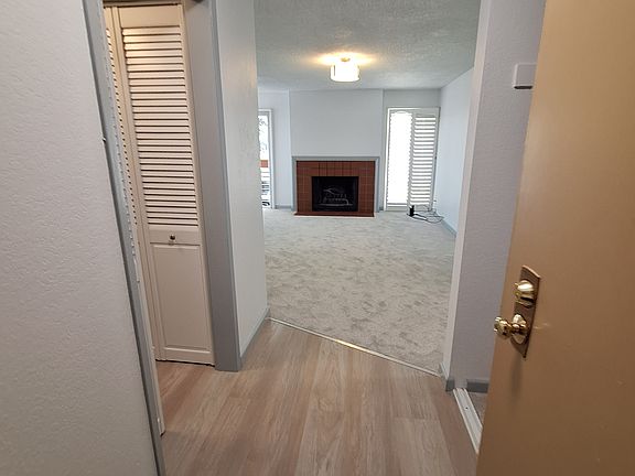 entry area with large coat closet