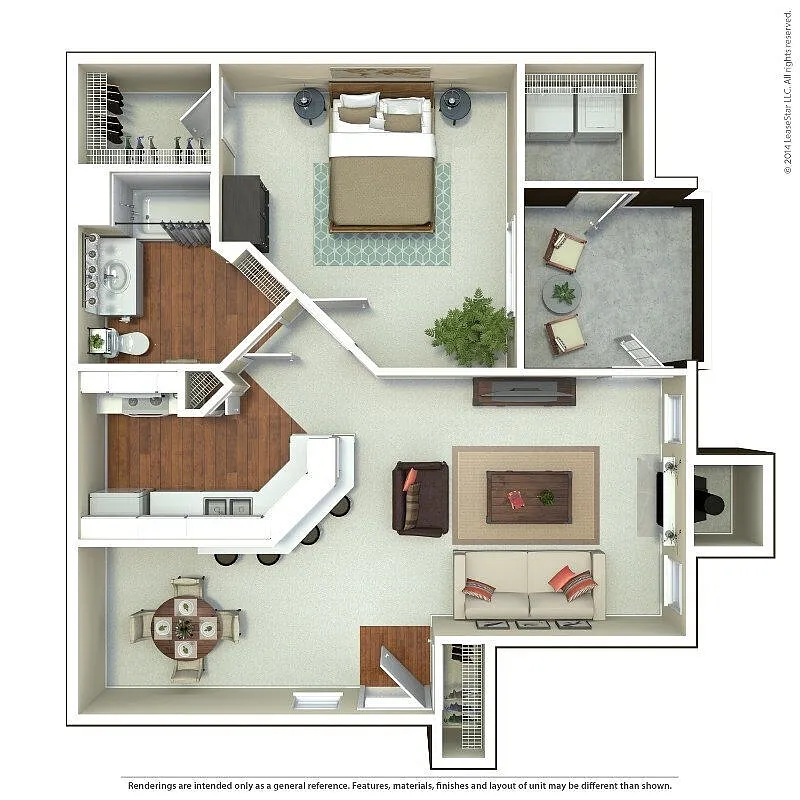 Floor plan The Calistoga
