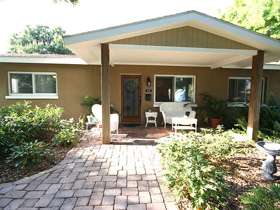 Maturely Landscaped Yard
