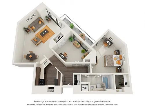 Floor plan The Downtown