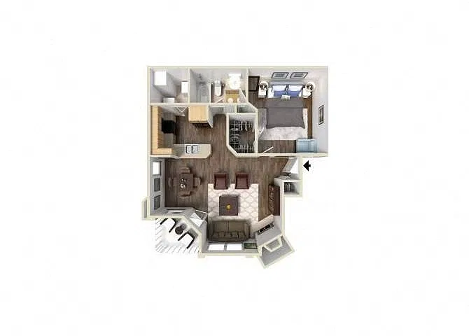 Floor plan 1B