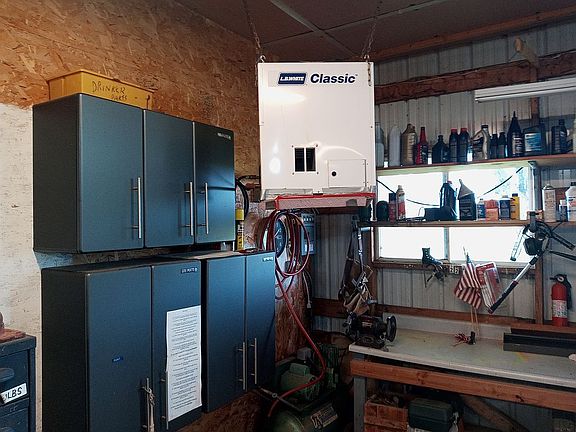 Heater in machine shop