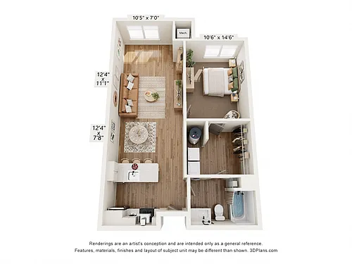 Floor plan A1C