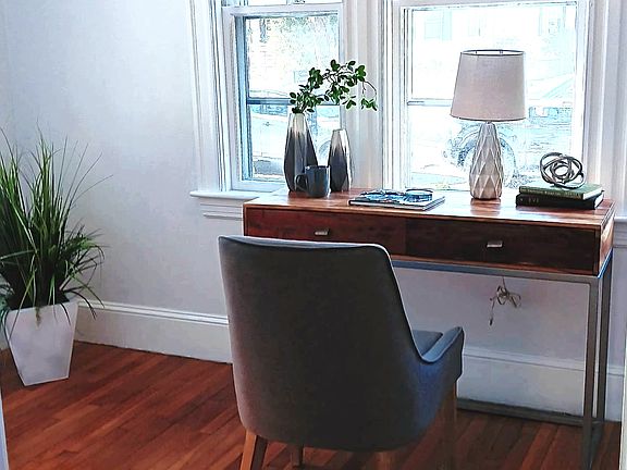Study or office off living room
