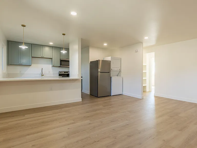 Kitchen with washer