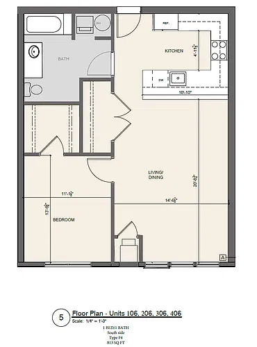Floor plan Type F4