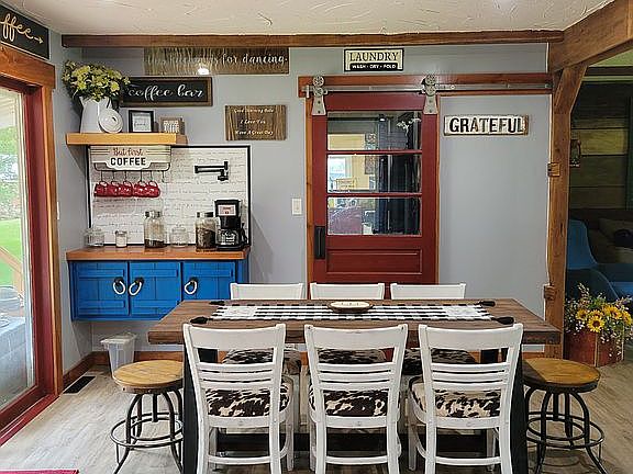Dining Area with Coffee Bar 