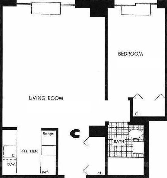 2nd image of 330 W 56th St APT 8C