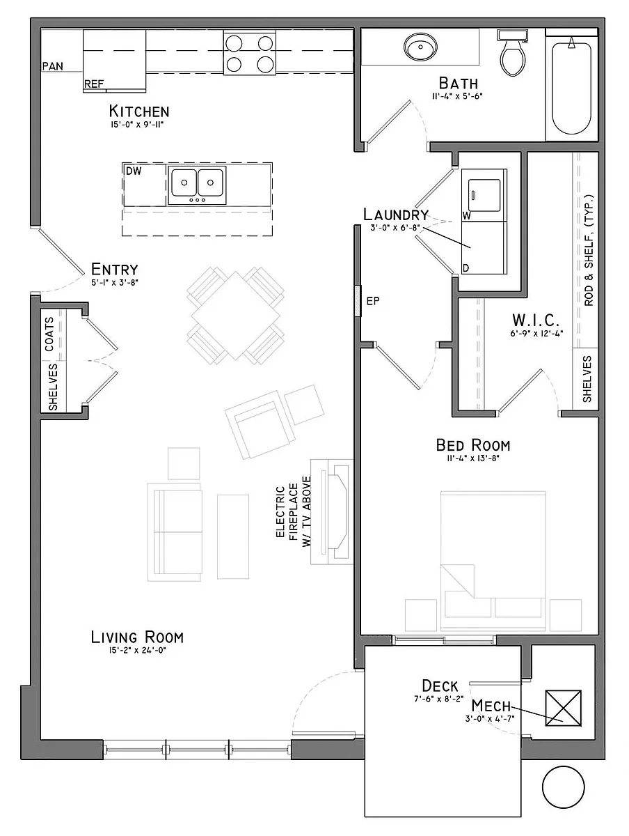 Floor plan Buffalo (B4-55)