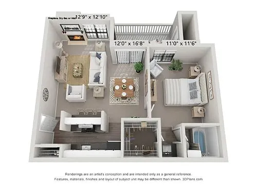 Floor plan Champions A A1 Upgraded