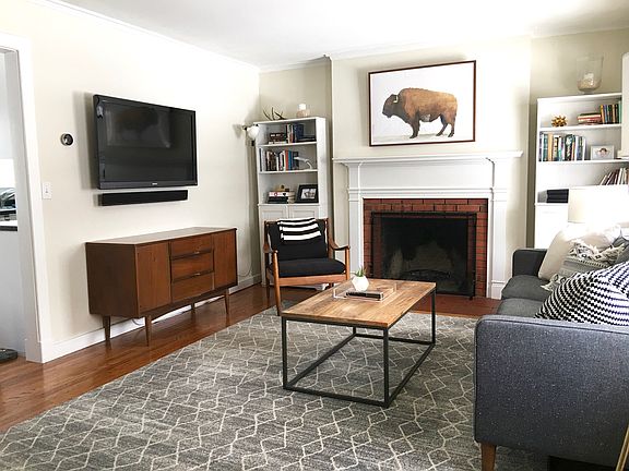 Living Room with Fireplace