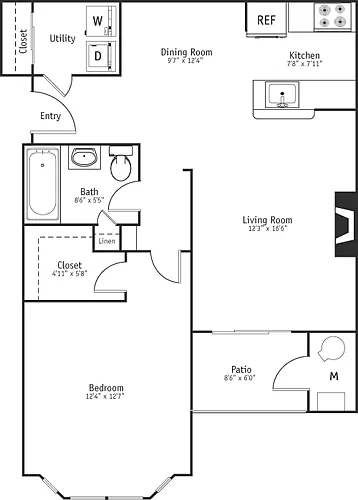 Floor plan Bedford