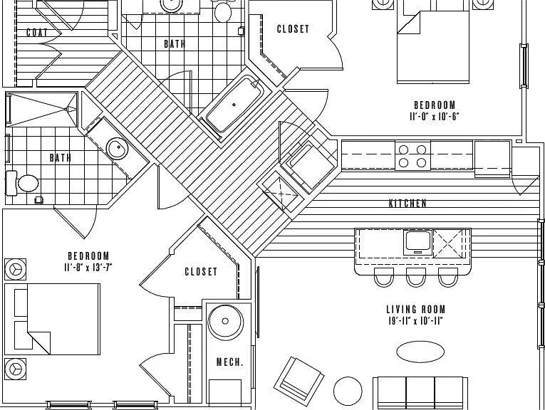 B9 floor plan New Village at Patchogue
