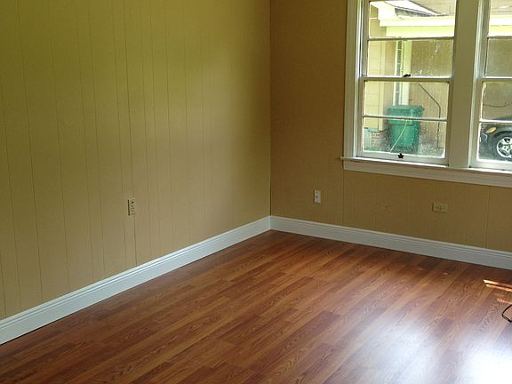 Living room with new floors
