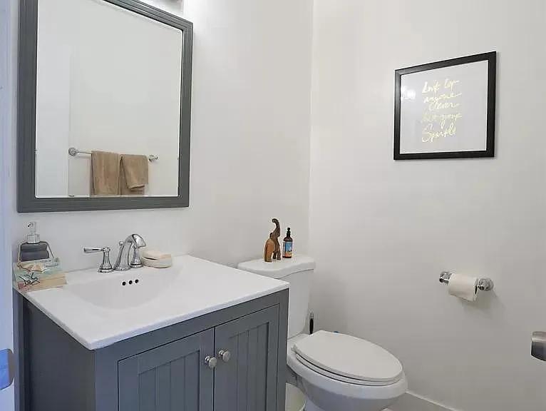 First Floor Updated Half Bath