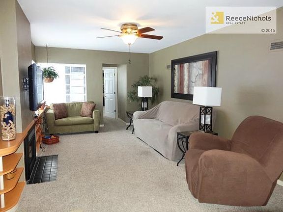 Kick back in the living room and start up the fireplace with you