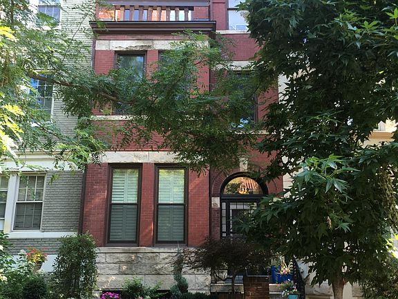 Townhouse view from S Street NW.