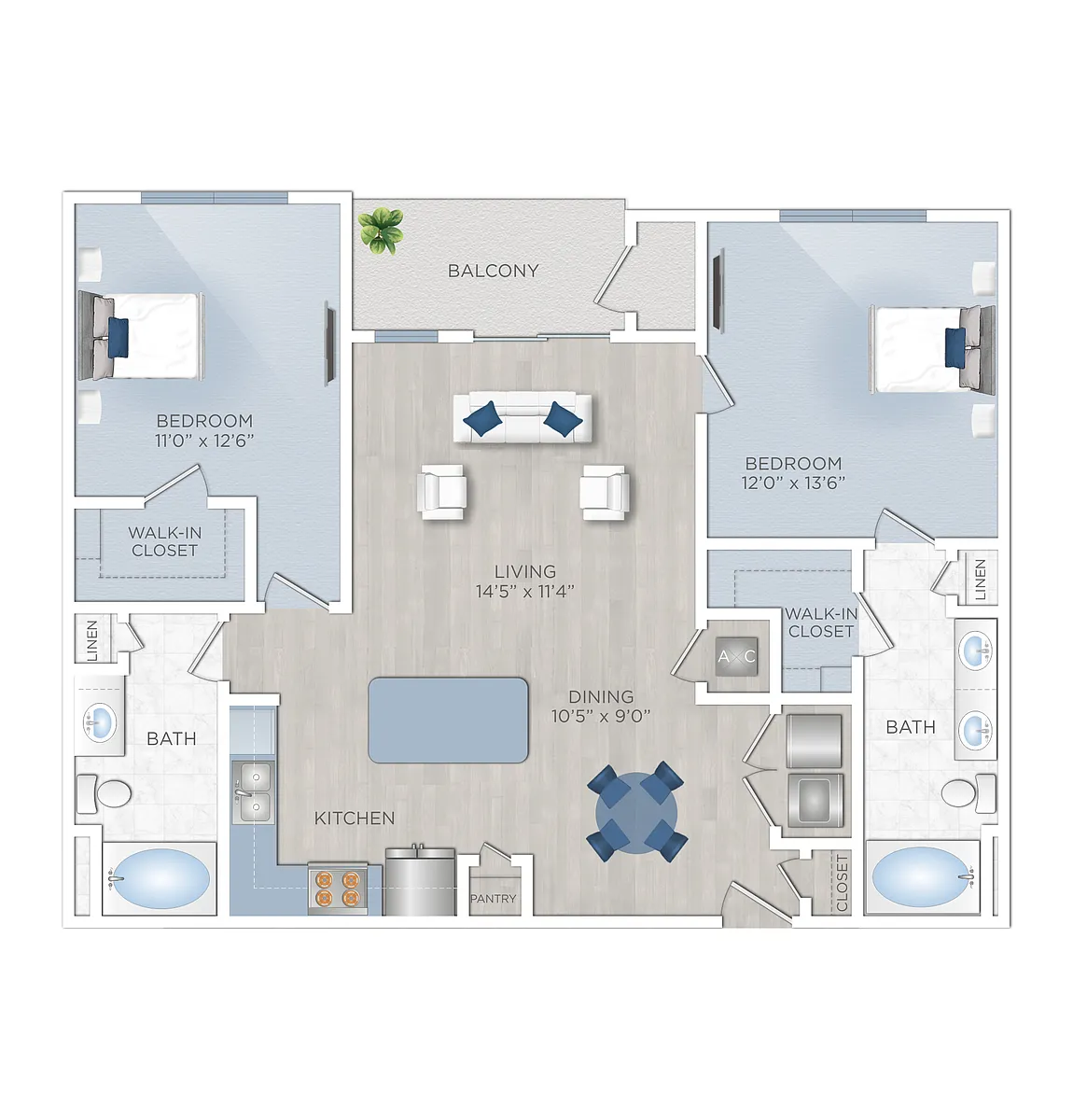 Floor plan Sage Briar (C1)