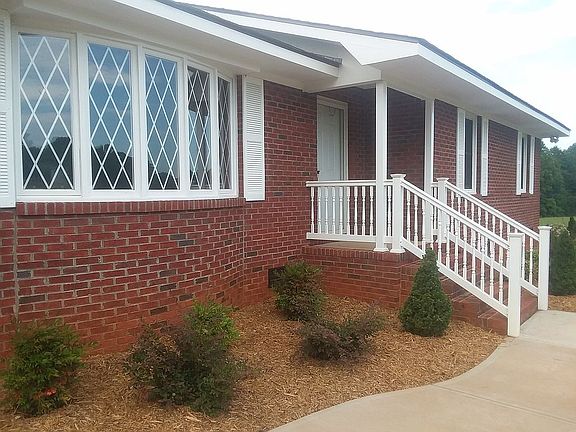 Bow window with matching brickwork