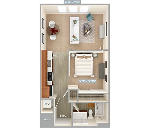 Floor plan S1-2-576