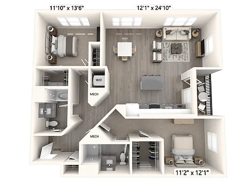Floor plan B28U