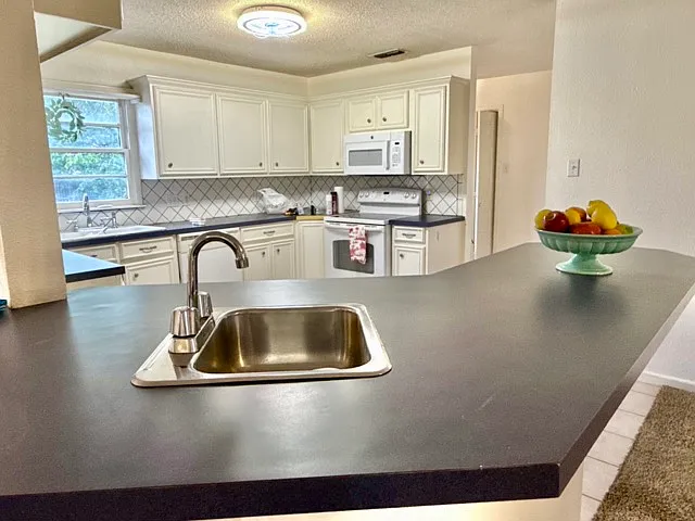 Wet bar sink.