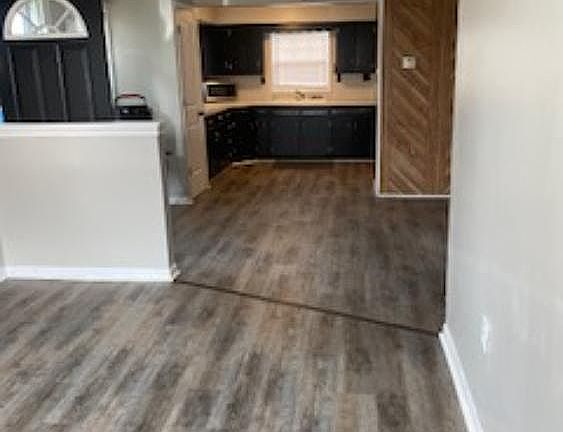 living room to kitchen