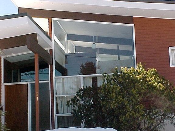 Front entrance windows