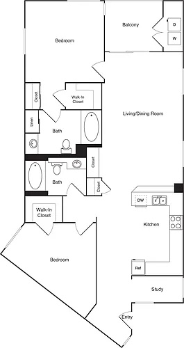 Floor plan G-The Meridian