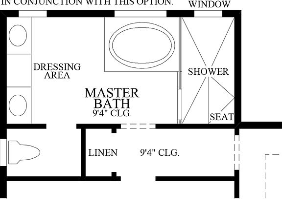 Optional Alternate Luxury Master Bath