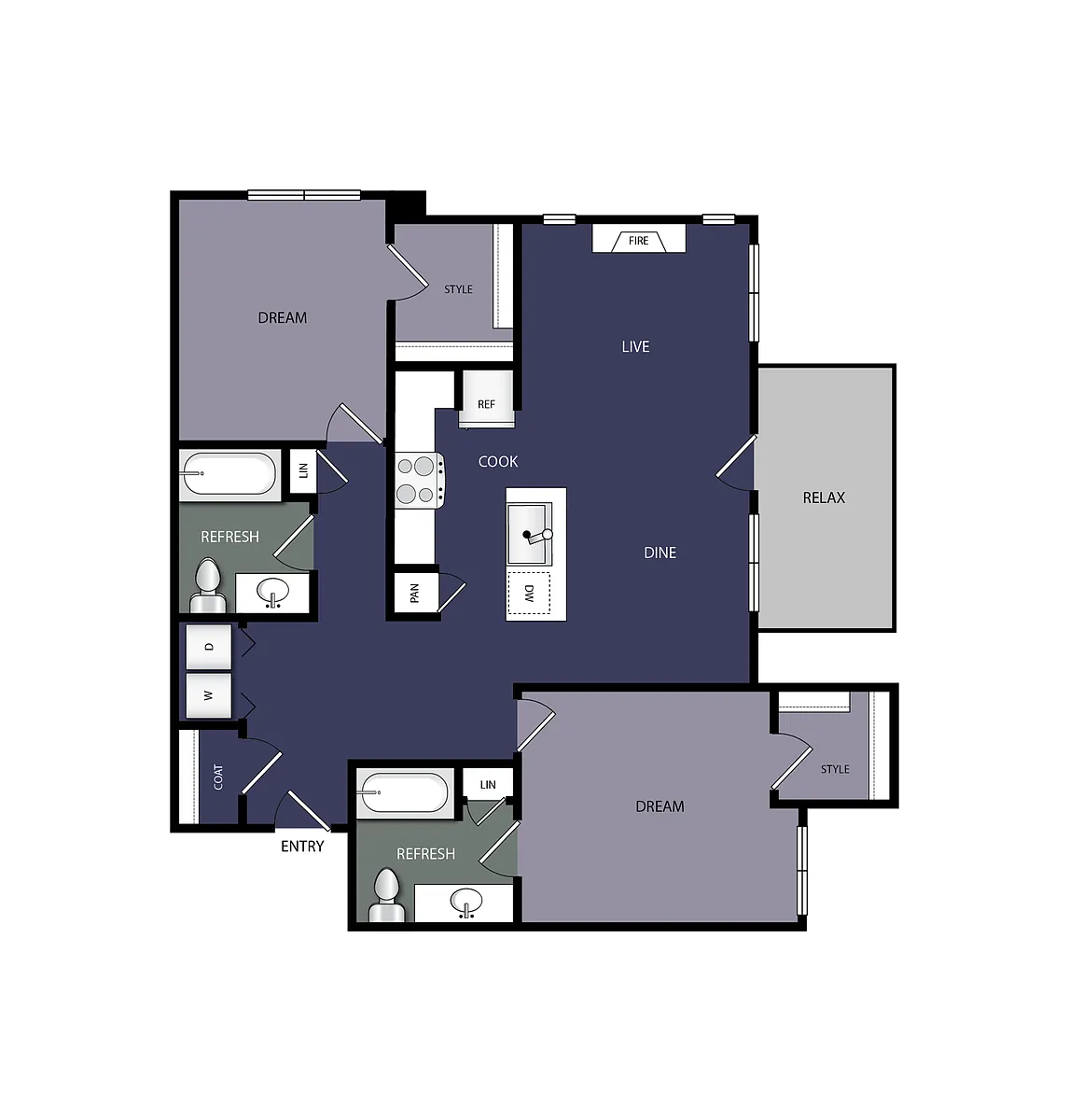 Floor plan B4