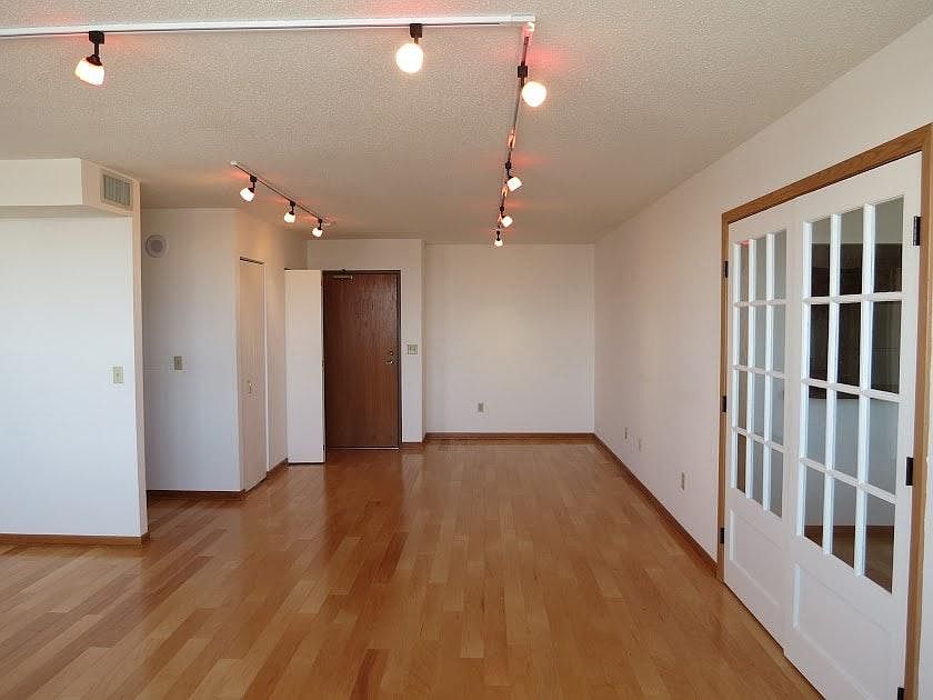 Looking from the living room to entry