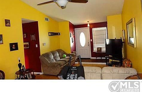 Living Area looking at front door