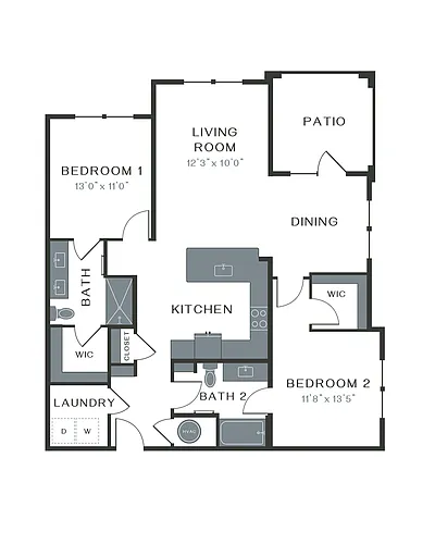 Floor plan B2