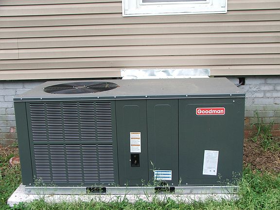 HVAC unit 3 x larger than original heat unit