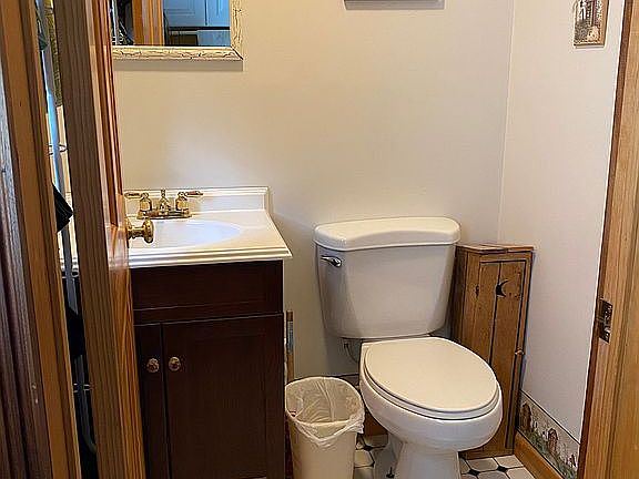 Half bath on main floor