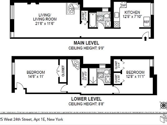 2nd image of 425 W 24th St APT 1E