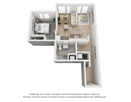 Floor plan Union House A1