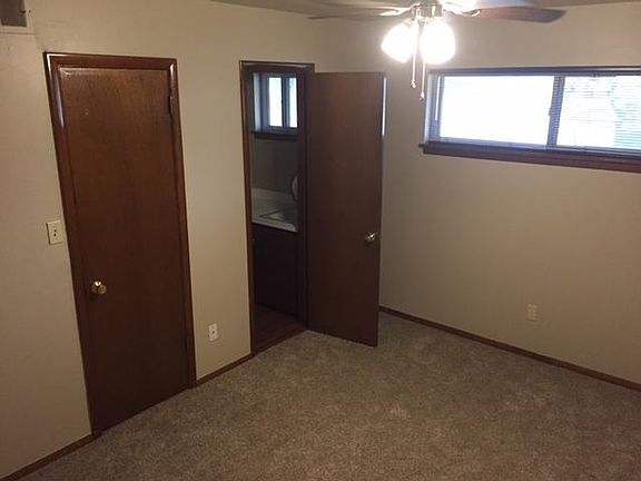 Master bedroom with 1/2 bath and walk in closet