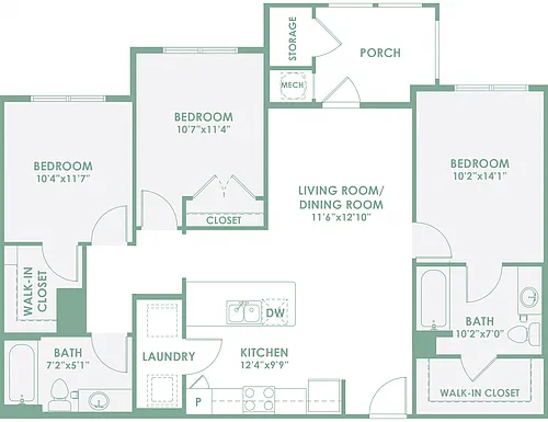 Floor plan C2