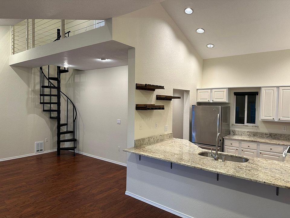 Loft Stairs and Kitchen