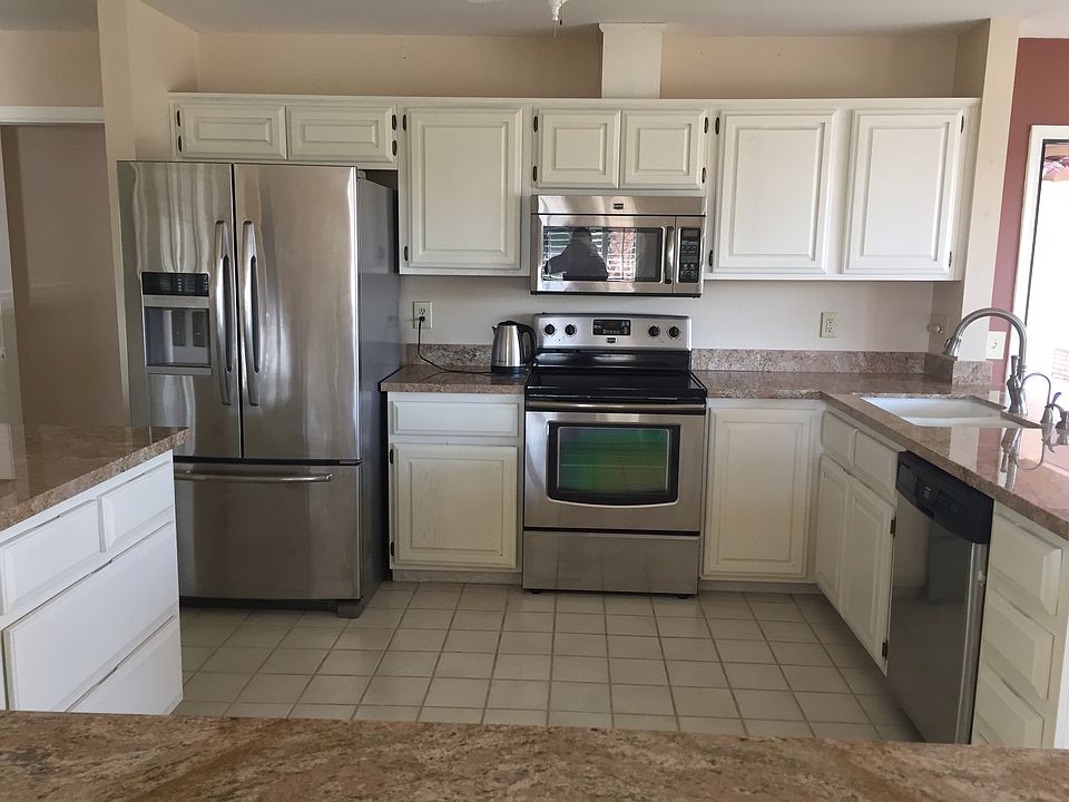 open kitchen with appliances
