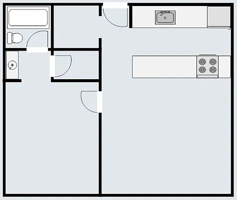 Floor plan 1X1