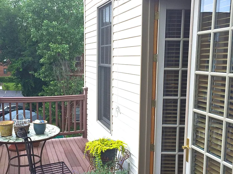 Large, attached Balcony