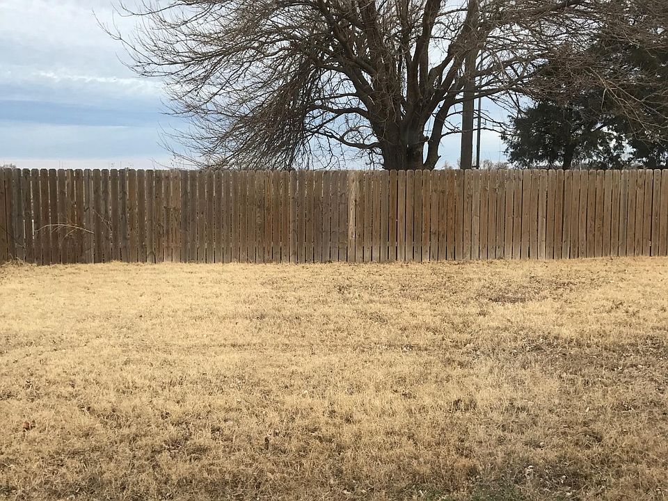 Fenced back yard