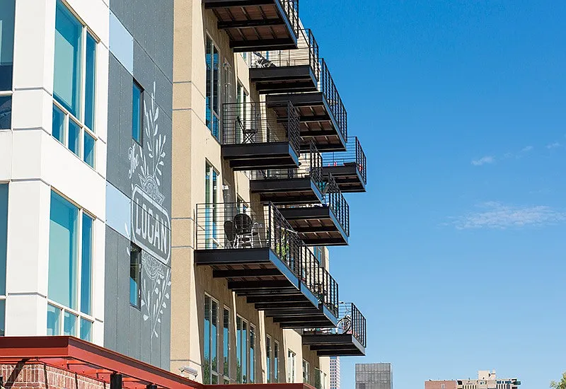 Modern design meets neighborhood charm at The Logan Apartments.